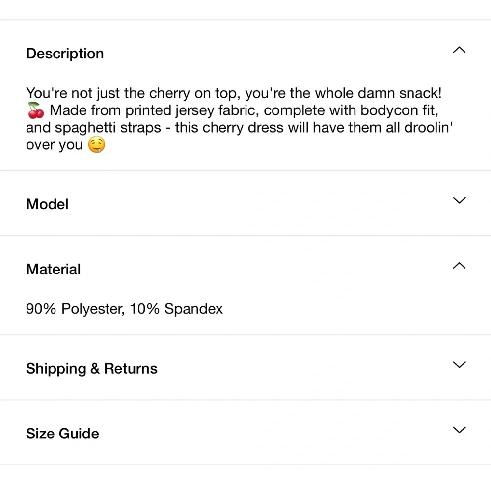 🍒Women’s Finesse Sheri Cherry Dress 🍒 - Picture 6 of 9